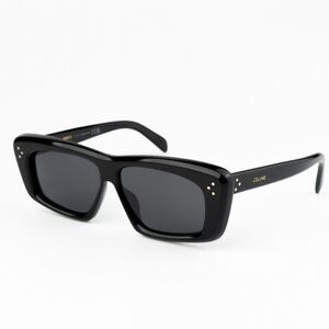 NEW Celine CL40259I 01A Black Rectangle Unisex Sunglasses CL 40259I